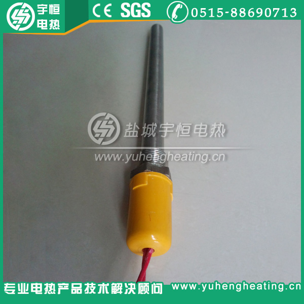 帶罩殼和緊固件單頭加熱棒