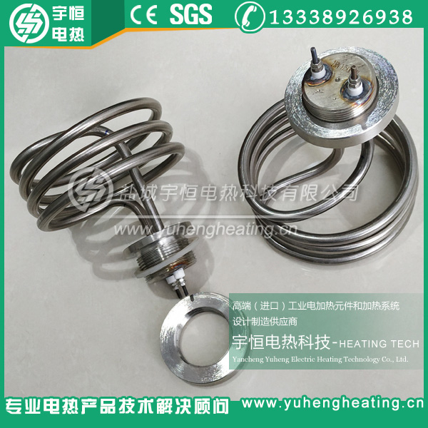 帶1英寸螺紋螺旋型加熱管